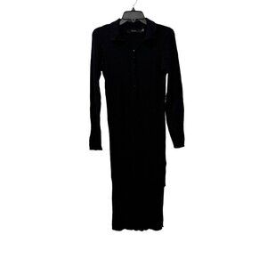 New VERO MODA Women's Size US M MILLA V-neck black Knit dress